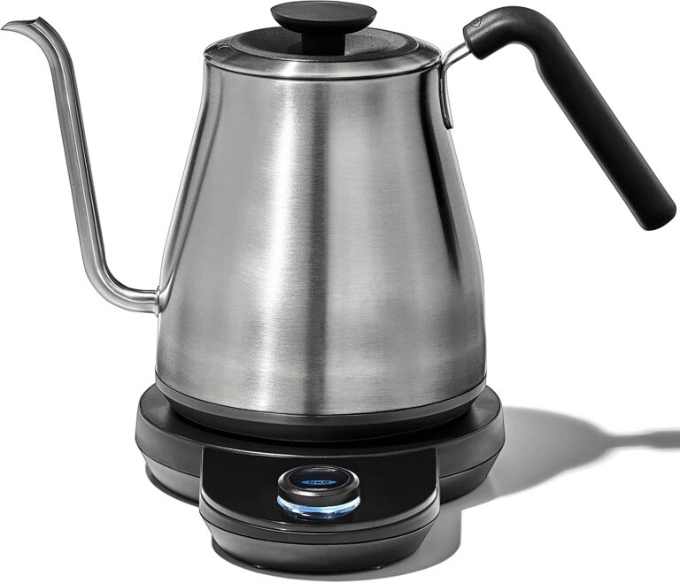 OXO Brew Gooseneck Electric Kettle – Hot Water Kettle, Pour Over Coffee ...