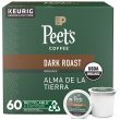 Peet's Coffee Dark Roast K-Cup Pods for Keurig Brewers Organic Alma de la Tierra, USDA Organic 60 Count