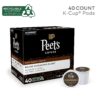Peet's Coffee Major Dickason Blend Single Cup Coffee for Keurig K-Cup Brewers 40 count