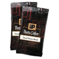 Peet's Coffee and Tea Coffee Portion Packs House Blend Decaf, 2.5 oz, 18/Box