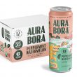 Peppermint Watermelon Herbal Sparkling Water by Aura Bora 12 oz Can (Pack of 12), 0 Calories, 0 Sugar, 0 Sodium, Non-GMO