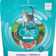 Purina ONE Hairball Control with Real Chicken High Fiber Natural Adult Dry Cat Food 16 Lb. Bag