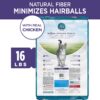 Purina ONE Hairball Control with Real Chicken High Fiber Natural Adult Dry Cat Food 16 Lb. Bag Purina ONE Hairball Control with Real Chicken High Fiber Natural Adult Dry Cat Food 16 Lb. Bag