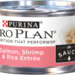 Purina Pro Plan Adult Salmon Shrimp & Rice Entrée in Sauce Canned Cat Food 3-oz case of 24