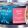 Purina Pro Plan Focus Adult Indoor Care Salmon & Rice Entree in Sauce Canned Cat Food (24) 3 oz. Cans