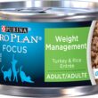 Purina Pro Plan Focus Adult Weight Management Ground Turkey & Rice Entree Canned Cat Food 3-oz case of 24