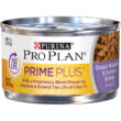 Purina Pro Plan Prime Plus Adult 7+ Ocean Whitefish & Salmon Entree Classic Canned Cat Food 3-oz case of 24