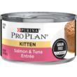 Purina Pro Plan Wet Kitten Food Flaked Salmon and Tuna Entree – (24) 3 oz. Pull-Top Cans