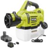 RYOBI P2890 ONE+ 18V Cordless Electrostatic 0.5 Gal Sprayer with 2.0 Ah Battery and Charger