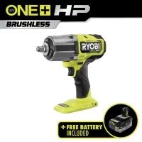 RYOBI PBLIW01B-PBP004 ONE+ HP 18V Brushless Cordless 4-Mode 1/2 in. High Torque Impact Wrench with 4.0 Ah Lithium-Ion HIGH PERFORMANCE Battery