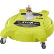 RYOBI RY31018VNM 18 in. 4200 PSI Quick Connect Pressure Washer Surface Cleaner for Gas Pressure Washers with Caster Wheels