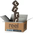 Reel Bamboo Toilet Paper, 3-Ply, Eco-Friendly, 24 Rolls