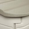 Rubbermaid FG374701OLVSS Olive/Sandstone Resin Outdoor Storage Shed (Common: 60-in x 32-in; Interior Dimensions: 51-in x 24-in)