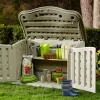 Rubbermaid FG374801OLVSS Olive/Sandstone Resin Outdoor Storage Shed (Common: 55-in x 28-in; Interior Dimensions: 47-in x 21-in)
