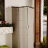Rubbermaid FG374901OLVSS 2-ft 3-ft Resin Storage Shed (Floor Included)
