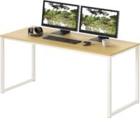 SHW Home Office 48-Inch Computer Desk, White.Oak