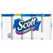 Scott 1000 Sheets Per Roll Toilet Paper, 30 Rolls, Bath Tissue, 30 count
