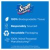 Scott 1000 Sheets Per Roll Toilet Paper, 30 Rolls, Bath Tissue, 30 count