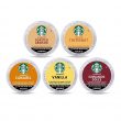 Starbucks K-Cup Coffee Pods Flavored Coffee Variety Pack for Keurig Brewers Naturally Flavored, 100% Arabica, 1 box (40 pods total)
