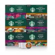 Starbucks K-Cup Coffee Pods Medium & Dark Roast Variety Pack for Keurig Brewers, 100% Arabica, 6 boxes (60 pods total)