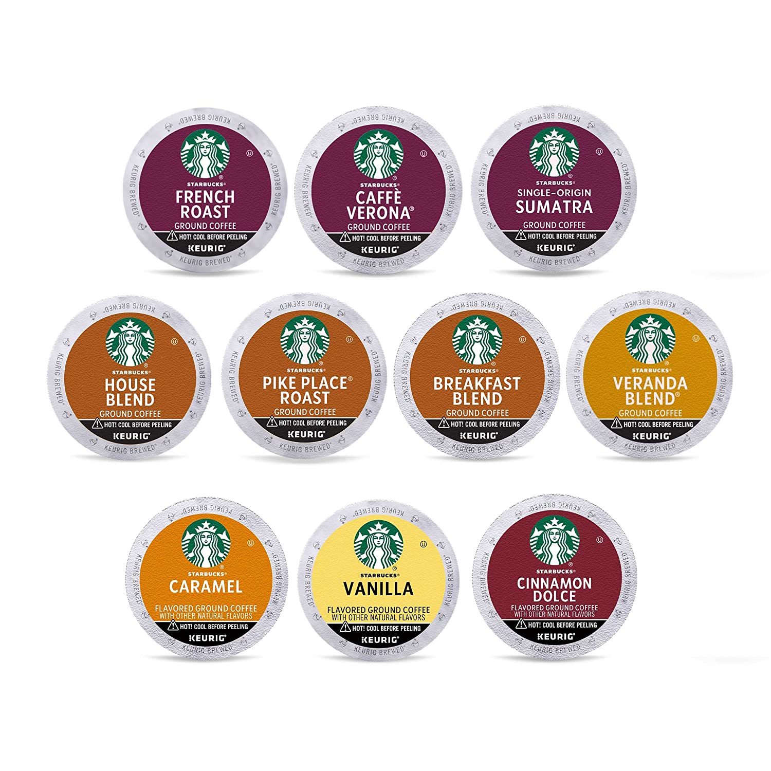 Starbucks Coffee K-Cup Pods, Naturally Flavored Hot Cocoa For Keurig Coffee  Makers,10 Pods 