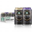 Starbucks Nitro Cold Brew 2 Flavor Sweet Cream Variety Pack 9.6 fl oz Cans (8 Pack)