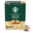 Starbucks Toasted Graham Flavored Coffee K-Cup Coffee Pods Naturally Flavored 22 ct​