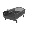 Style Selections WAD2027ES-L 22.5-in W Black Steel Wood-Burning Fire Pit