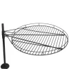 Sunnydaze Decor KF-ASFP-BLK 36 in. W x 22.5 in. H Round Steel Wood Burning Fire Pit with Cooking Grate and Spark Screen Sunnydaze Decor KF-ASFP-BLK 36 in. W x 22.5 in. H Round Steel Wood Burning Fire Pit with Cooking Grate and Spark Screen