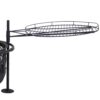 Sunnydaze Decor KF-ASFP-BLK 36 in. W x 22.5 in. H Round Steel Wood Burning Fire Pit with Cooking Grate and Spark Screen Sunnydaze Decor KF-ASFP-BLK 36 in. W x 22.5 in. H Round Steel Wood Burning Fire Pit with Cooking Grate and Spark Screen
