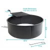 Sunnydaze Decor KF-SCFR36 36 in. Round Steel Wood Burning Fire Pit Kit with Rotating Cooking Grate