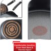T-fal Signature Nonstick Dishwasher Safe Cookware Set, 12-Piece, Black