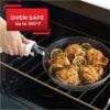 T-fal Signature Nonstick Dishwasher Safe Cookware Set, 12-Piece, Black