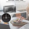 TOSHIBA ML-EM45P(BS) Countertop Microwave Oven with Smart Sensor and Position Memory Turntable, Memory Function, 1.6 Cu.ft with 13.6