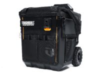 TOUGHBUILT TBL-CT-61-14 Massive Mouth Hard Bottom Large Black Polyester 14-in Zippered Rolling Tool Bag