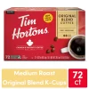 Tim Hortons Original Blend Medium Roast Keurig Coffee Pods 72 Ct