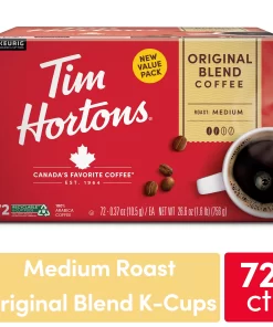 Tim Hortons Original Blend Medium Roast Keurig Coffee Pods 72 Ct