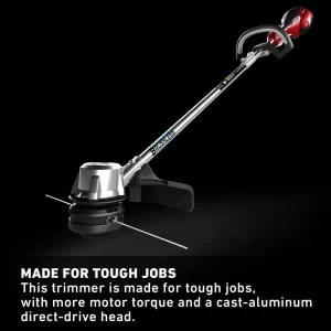 Toro 51830 60V Max Lithium-Ion Brushless Cordless 14 in./16 in. String Trimmer - 2.5 Ah Battery and Charger Included