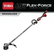 Toro 51830T 60V Max Lithium-Ion Brushless Cordless 14 in./16 in. String Trimmer - Battery and Charger Not Included