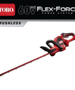 Toro 51840T Flex-Force 24 in. 60V Max Lithium-Ion Cordless Hedge Trimmer (Bare-Tool)