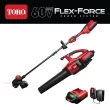 Toro 51881 60V Max Lithium-Ion Cordless String Trimmer and Leaf Blower Combo Kit (2-Tool), 2.0 Ah Battery and Charger Included