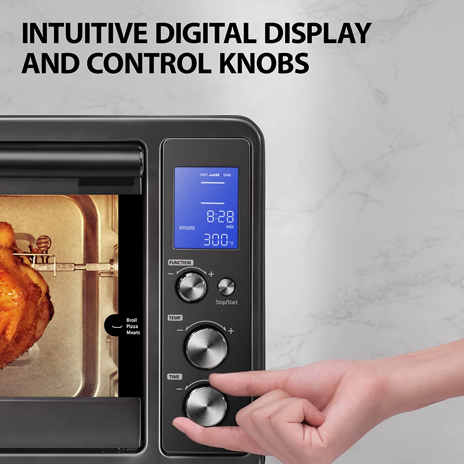 Black + Decker 6-Slice Digital Toaster Oven