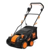 WEN DT1516 16 in. 15 Amp 2-in-1 Electric Dethatcher and Scarifier with Collection Bag