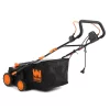 WEN DT1516 16 in. 15 Amp 2-in-1 Electric Dethatcher and Scarifier with Collection Bag