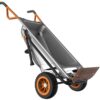 WORX WG050 3-cu ft Steel Folding Yard Cart