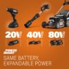 WORX WG163.10 Gt Power Share 20-volt Max 12-in Straight Cordless String Trimmer Edger Capable (Battery Included)