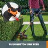 WORX WG163.10 Gt Power Share 20-volt Max 12-in Straight Cordless String Trimmer Edger Capable (Battery Included)