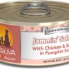 Weruva Jammin' Salmon with Chicken & Salmon in Pumpkin Soup Grain-Free Canned Dog Food 5.5 Ounce (Pack of 24) Weruva Jammin' Salmon with Chicken & Salmon in Pumpkin Soup Grain-Free Canned Dog Food 5.5 Ounce (Pack of 24)