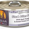 Weruva Steak Frites Dinner with Beef, Pumpkin & Sweet Potatoes in Gravy Grain-Free Canned Dog Food 5.5 Ounce (Pack of 24) Weruva Steak Frites Dinner with Beef, Pumpkin & Sweet Potatoes in Gravy Grain-Free Canned Dog Food 5.5 Ounce (Pack of 24)