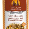 Weruva Wok the Dog with Chicken Beef & Pumpkin in Gravy Grain-Free Canned Dog Food 14 Ounce (Pack of 12)